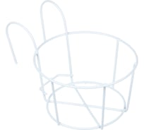 Навесная подставка под цветок INBLOOM диаметр 15.5x9.5 см, металл 177-018