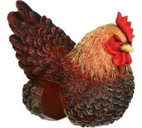 Садовая фигура INBLOOM на забор Петух 22x12.5x17.5 см, полирезина 162-234