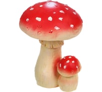 Садовая фигура INBLOOM Мухомор 12x12x16.6 см 4 дизайна, полирезина 162-237