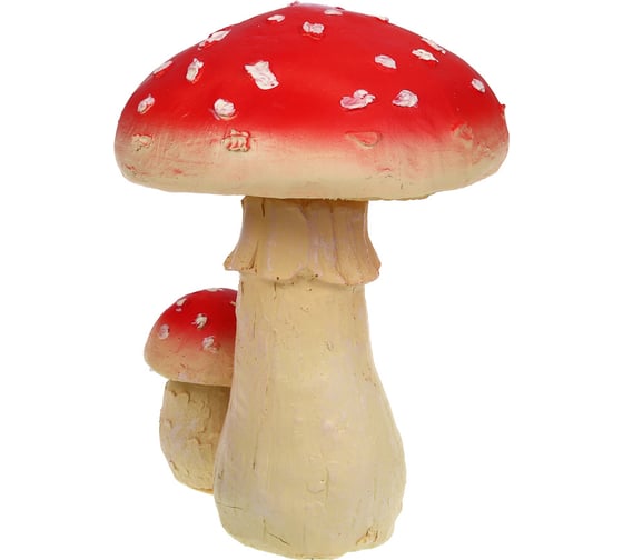 Садовая фигура INBLOOM Мухомор 12x12x16.6 см 4 дизайна, полирезина 162-237