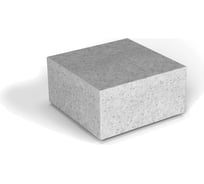 Декоративная фигура полукуб белый гранит Flox 930.0002.004.0