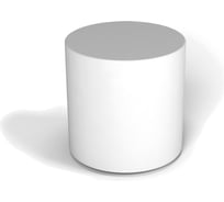 Декоративная фигура полуцилиндр белый Flox 930.0004.001.0