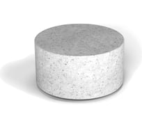 Декоративная фигура цилиндр малый, белый гранит Flox 930.0005.004.0