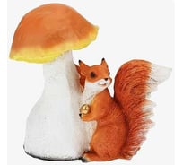 Садовая фигура ФлораПласт Гриб-подосиновик с белкой 40 см 069040