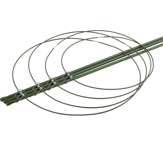 Поддержка для цветов 4 кольца 1,2м GREEN APPLE Б0008279