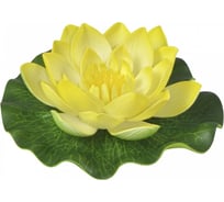 Искусственная декоративная кувшинка Heissner 10 см, желтая 001123-00
