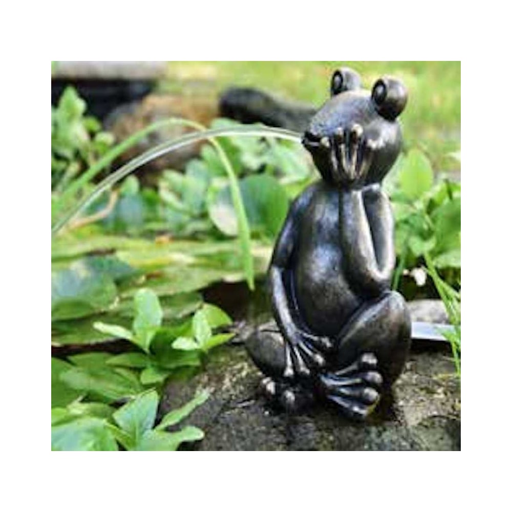 Фигура для фонтана Heissner Ленивая лягушка, цвет под медь 003240-00 ...