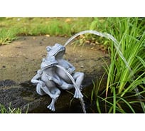 Фигура для фонтана Heissner Лягушачья пара, цвет каменно-серый 003232-00