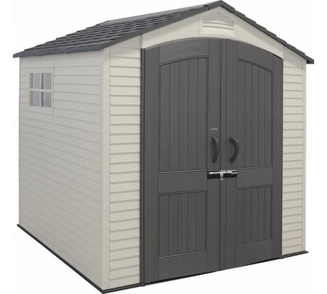 Пластиковый сарай LIFETIME 7x7 60190 в Тамбове купить по низкой цене: отзывы, характеристики, фото, инструкция