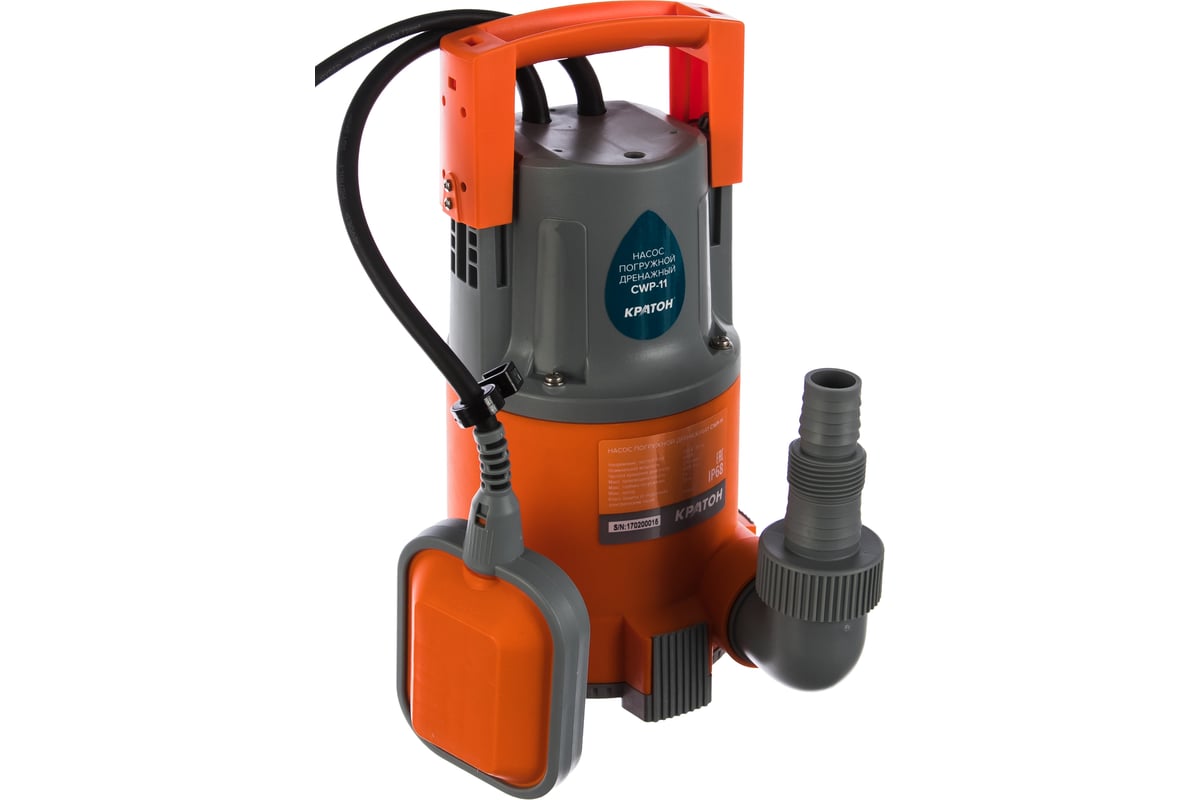 Погружной дренажный насос для чистой воды Кратон СWP-11 5 04 02 021 ...