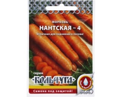Семена РУССКИЙ ОГОРОД Морковь Нантская 4 Кольчуга 2 г Е03017