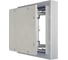 Нажимной люк под плитку EVECS 300х300 D3030 сеramo comfort 88-103 D3030 ceramo comfort 1