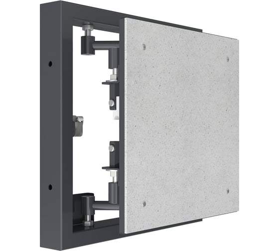 Люк под плитку на петле (300х300 мм) D3030 сеramo steel EVECS 90-02262