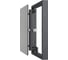 Люк под плитку на петле (400х400 мм) D4040 сеramo steel EVECS 90-02268 3