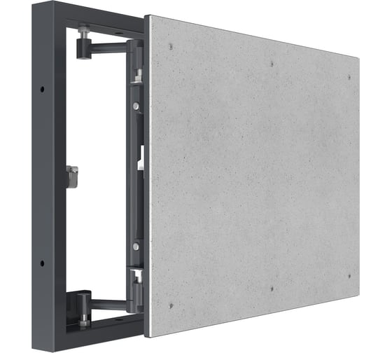 Люк под плитку на петле (500х400 мм) D5040 сеramo steel EVECS 90-02274