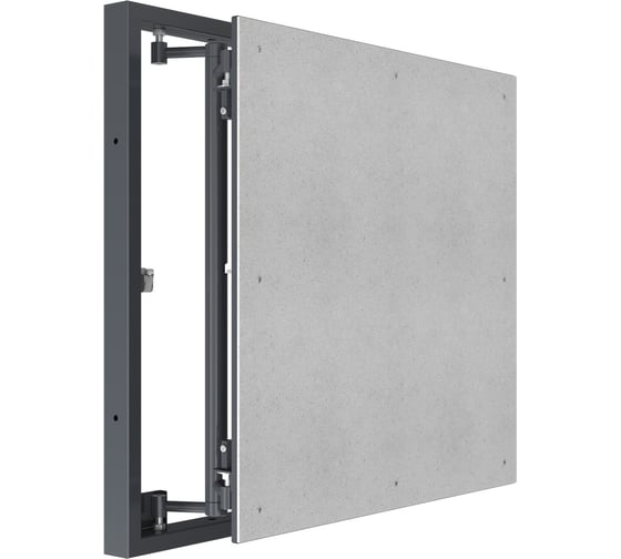 Люк под плитку на петле (600х600 мм) D6060 сеramo steel EVECS 90-02279
