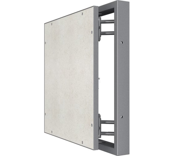 Люк под плитку на петле (500х500 мм) D5050 сеramo steel EVECS 90-02275