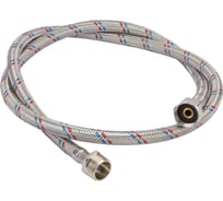 Подводка гибкая для воды ELKA с оплеткой из нержавеющей стали 1/2" х 120 см в/н, гайка нерж. ИС.100088