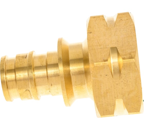 Штуцер Usystems с накидной гайкой, латунный для труб pe-xa 16-g3/4"нг, тип 2 1136021 1