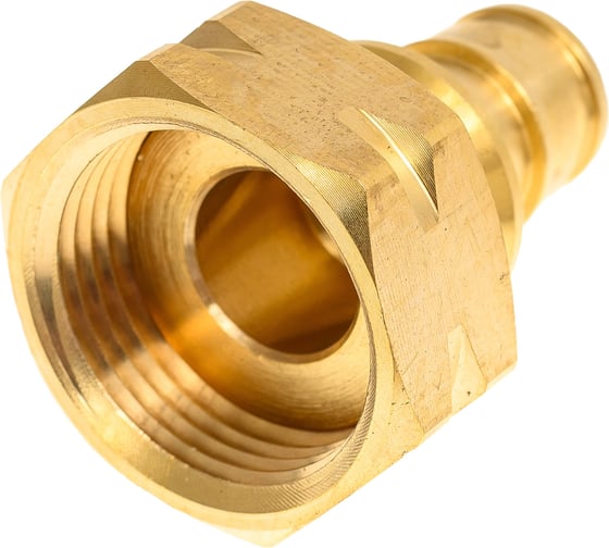 Штуцер Usystems с накидной гайкой, латунный для труб pe-xa 16-g3/4"нг, тип 2 1136021