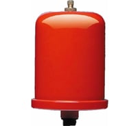 Мембранный расширительный бак для отопления 6 л., d 25 вертикальный (красный) Qubik 16322