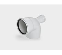 Канализационный отвод КОНТУР PP D110x90 с фронтальным выходом D50 УЮТ 074401110500