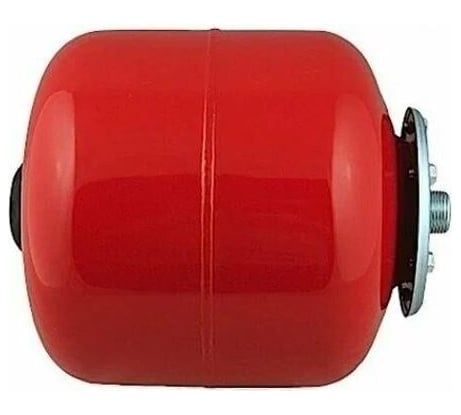 Мембранный расширительный бак Qubik 12 л для отопления d 25 вертикальный (красный) 02877