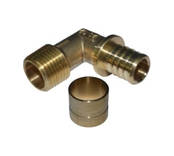 Переходник Rvc РЕХ угловой, с наружной резьбой 20 - R 1/2 (LM20-1/2) 02086