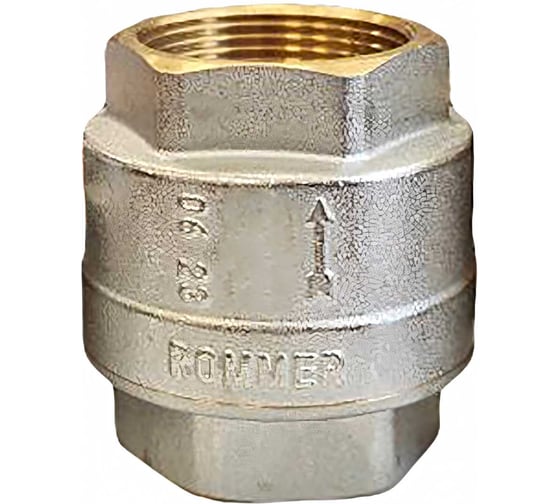 Клапан обратный ROMMER пружинный муфтовый 1 RVC-0001-000025 RG0091NNGUD1J4 1