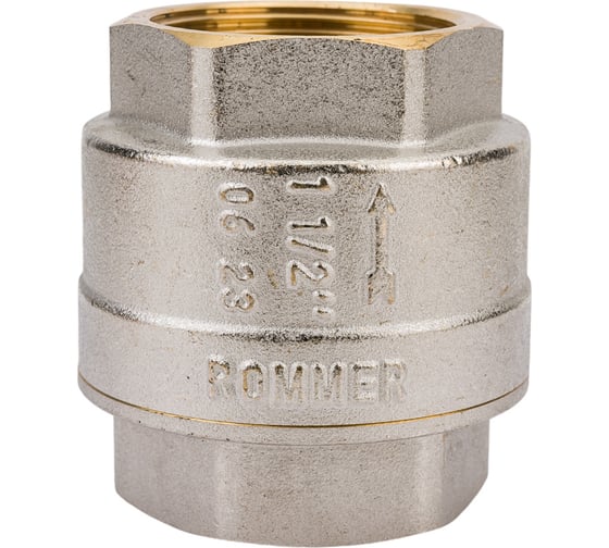 Клапан обратный ROMMER пружинный муфтовый 1 1/2 RVC-0001-000040 RG0091NNGUDB36