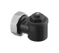 Угловой адаптер OVENTROP M 30x1.5/M 30x1.5, цвет антрацит 1641451