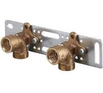 Монтажная шина Oventrop Н ЕК-В, 3/4, 1/2, 100, крепёж-плоский 1506075