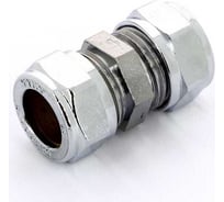 Прямое соединение Tiemme 15x12 обжим хром 1130058/1101C151200CZ