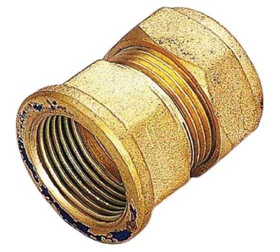 Прямое соединение Tiemme 15x3/8" В обжим 1000142/1002G001503 1