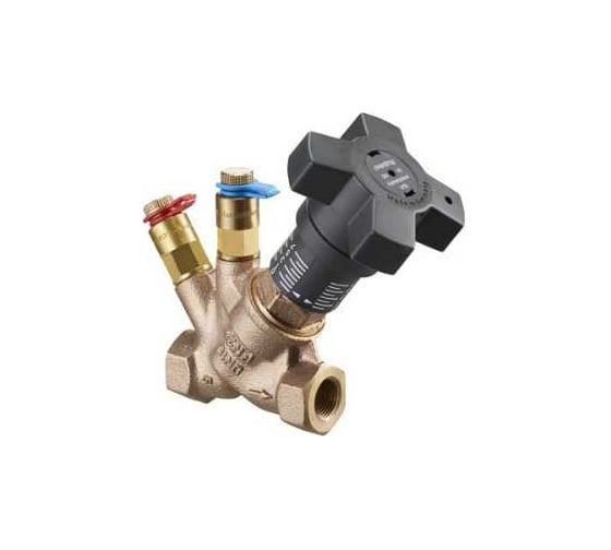 Вентиль OVENTROP регулирующий Hydrocontrol VTR, DN-20, 3/4, ВВ, PN, бар-25, измерительная техника classic, набор №2 1060206 1