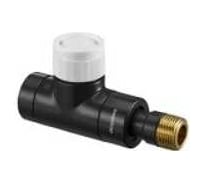 Вентиль OVENTROP серии Е Ду 15 1/2, проходной, цвета антрацит 1163132