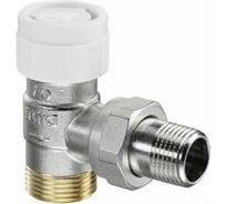 Вентиль OVENTROP серия AV9, угловой, DN-15, 3/4, 1/2, Н ЕК-Н, никелированный 1183747