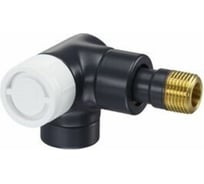 Вентиль OVENTROP серия E, угловой трехосевой, DN-15, 1/2, 1/2, ВН, антрацит RAL 7016, левое подключение 1163432
