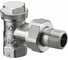 Вентиль OVENTROP Combi 3, угловой, DN-20, 3/4, ВН, никелированный, НГ со штуцером 1090363 1