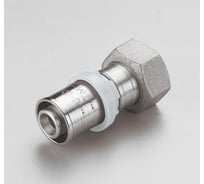 Прямое соединение Tiemme 16x1/2" с накидной гайкой SN пресс 1650735/1665SN
