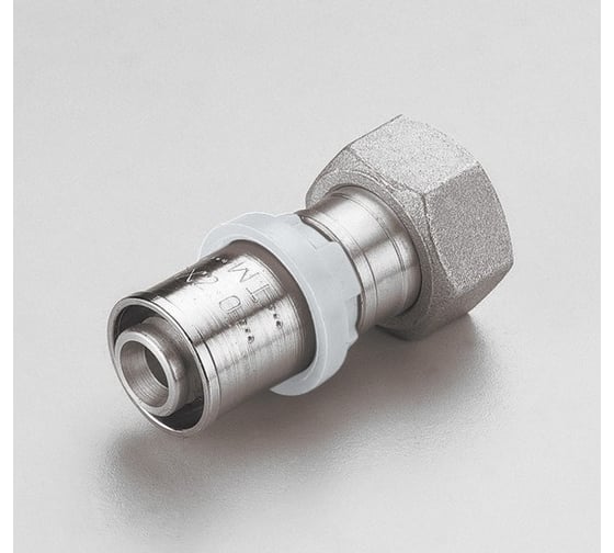 Прямое соединение Tiemme 16x1/2" с накидной гайкой SN пресс 1650735/1665SN