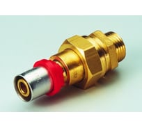 Прямое соединение Tiemme 16x1/2" Н со сгоном латунь, пресс 1650217 1650217/1667