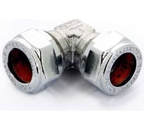 Угловое соединение Tiemme 12x12 обжим хром 1130007/1103C121200CZ