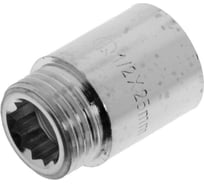 Хромированный удлинитель TIM 1/2"х25 мм 771057