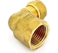 Угловое соединение Tiemme 18x3/4" В обжим 1100018/1105G001805