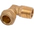Угловое соединение Tiemme 15x1/2" Н обжим 1000027/1004G001504 1