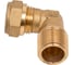 Угловое соединение Tiemme 15x1/2" Н обжим 1000027/1004G001504 2