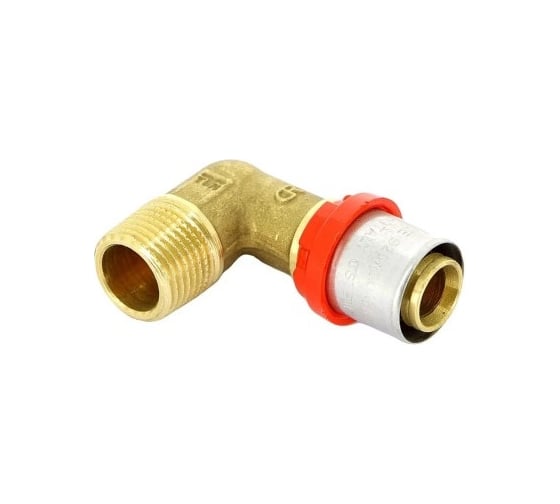 Угловое соединение Tiemme 50x1 1/2" Н латунь пресс 1650185/1654G005008CZ 1