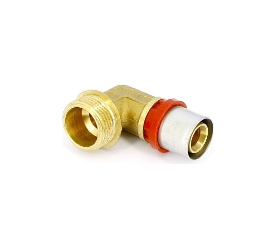 Угловое соединение Tiemme 20x1/2" Н латунь пресс COMPACT 1660022/1654G002004CT
