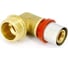 Угловое соединение Tiemme 20x1/2" Н латунь пресс COMPACT 1660022/1654G002004CT 1